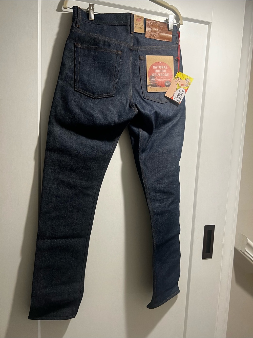 NWT Weird Guy - Natural Indigo Selvedge 29” Hemmed in NYC store to 31.5